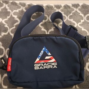 Gracie Barra Fanny Pack Navy Blue Jiu- Jitsu Belt Bag
